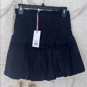 LoveShackFancy black skirt